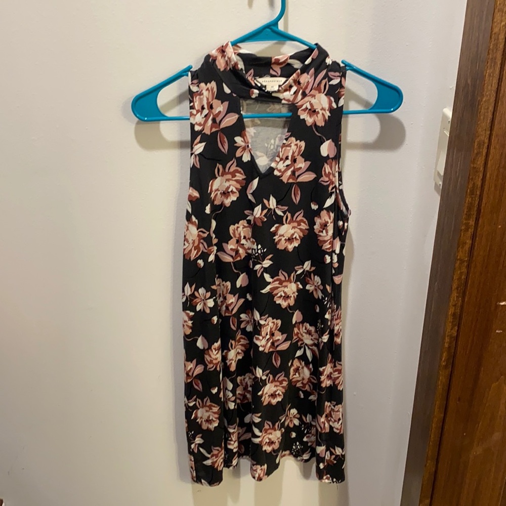 Flower pattern dress